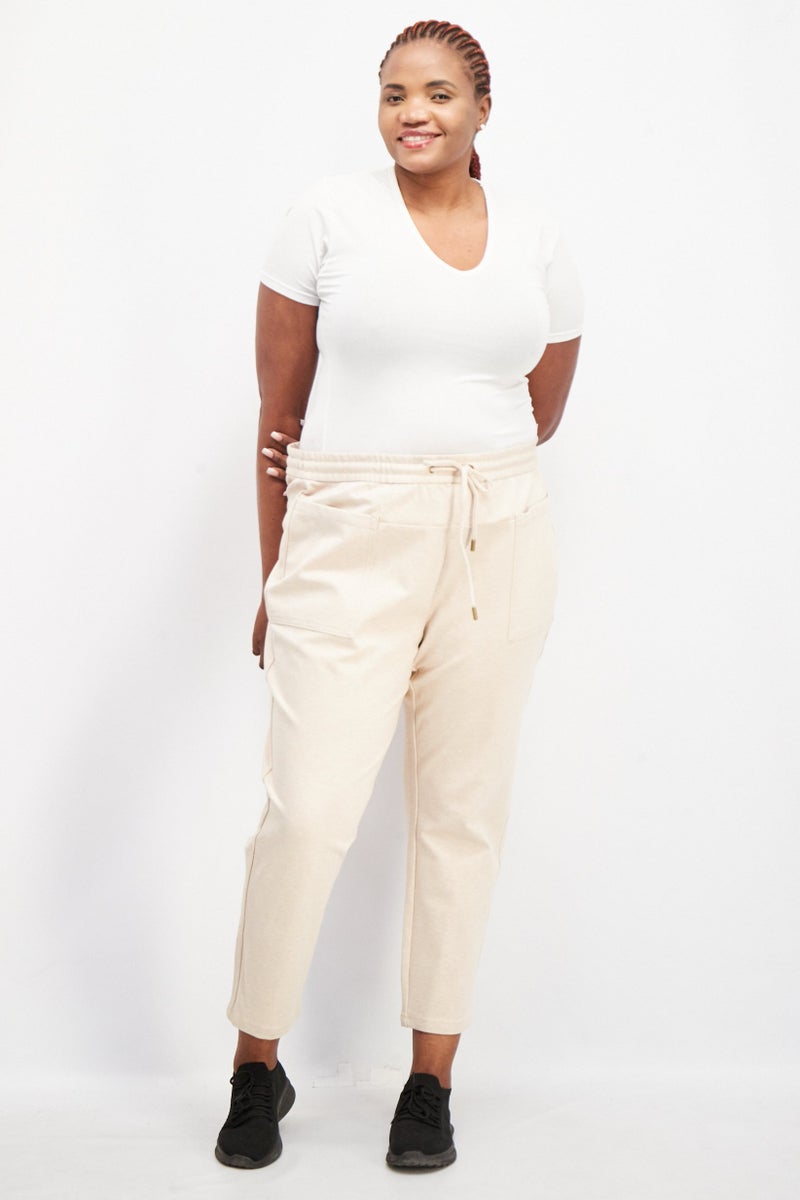 Tchibo سروال رياضي نسائي مناسب للجري والركض، شوفان - Image 2